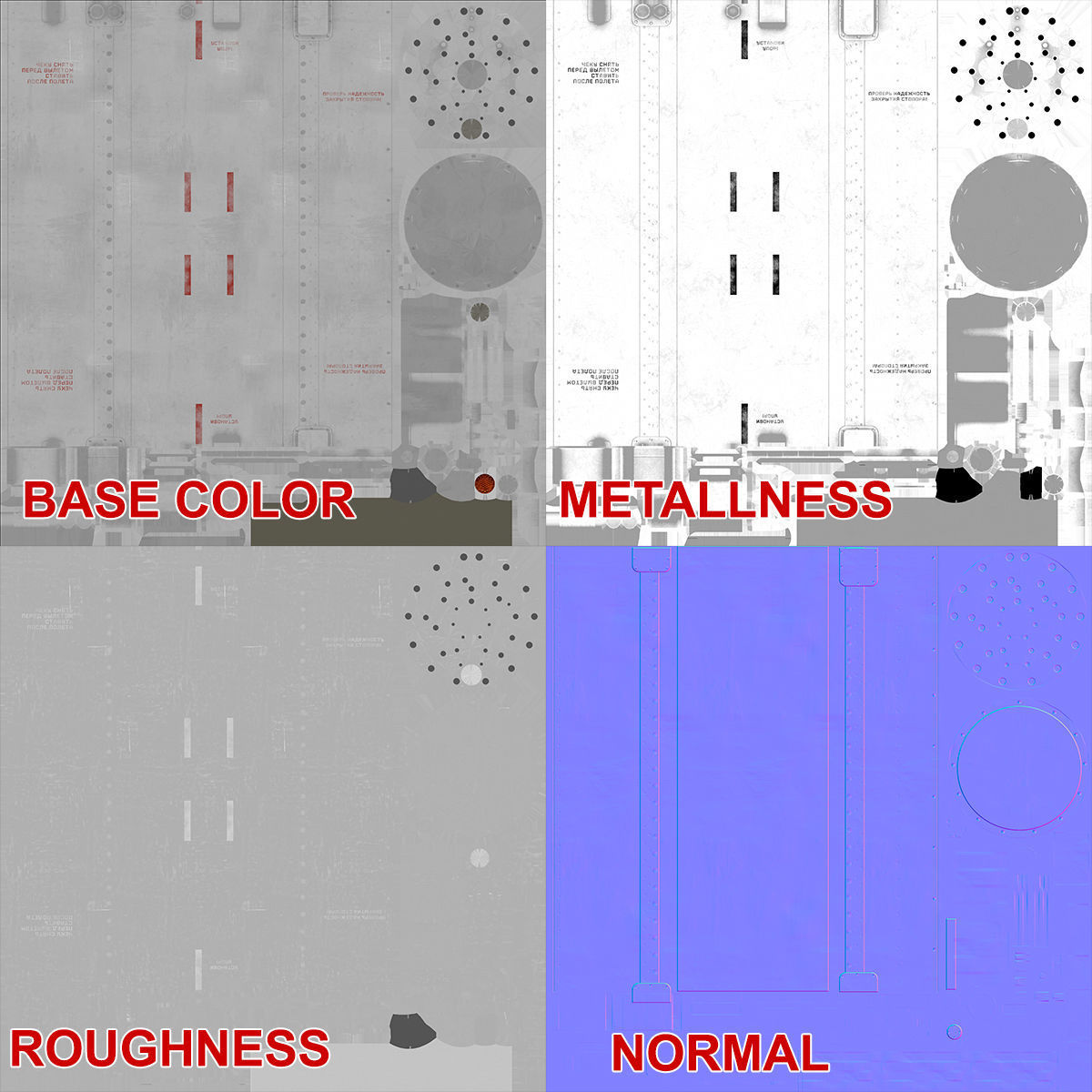 Rocket Launcher B-8V20A Low-poly 3D model_27