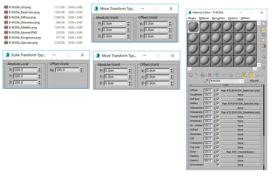 Rocket Launcher B-8V20A Low-poly 3D model_29