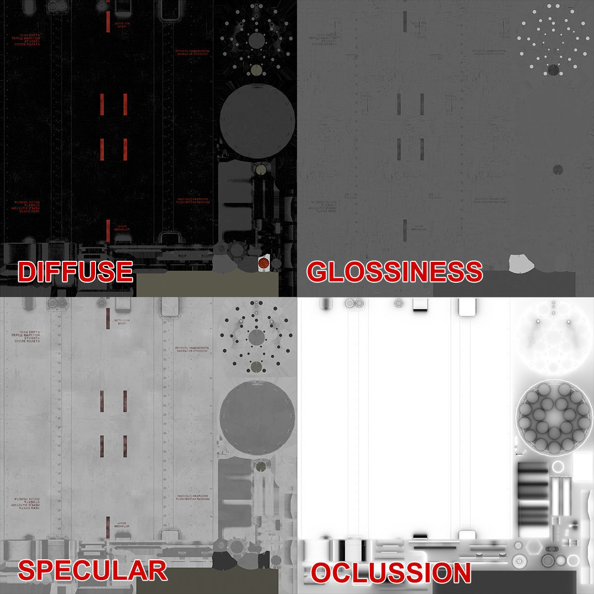 Rocket Launcher B-8V20A Low-poly 3D model_26