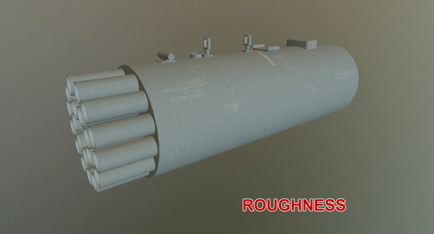 Rocket Launcher B-8V20A Low-poly 3D model_23