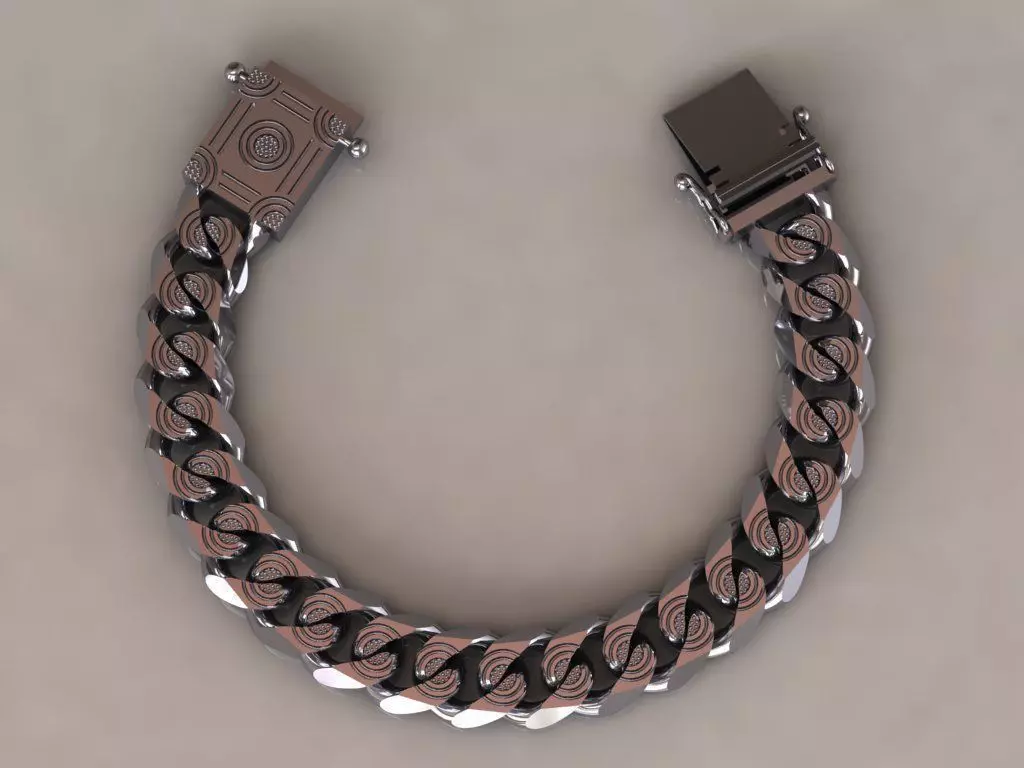 chain bracelets 12 3D print model_0