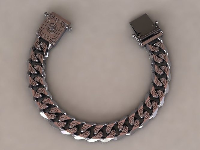 chain bracelets 12 3D print model