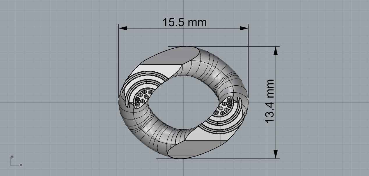 chain bracelets 12 3D print model_6