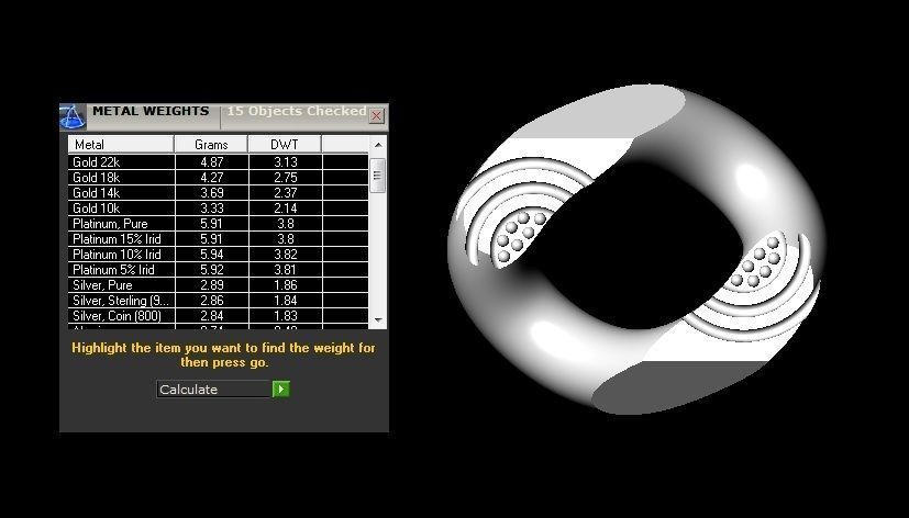 chain bracelets 12 3D print model_9