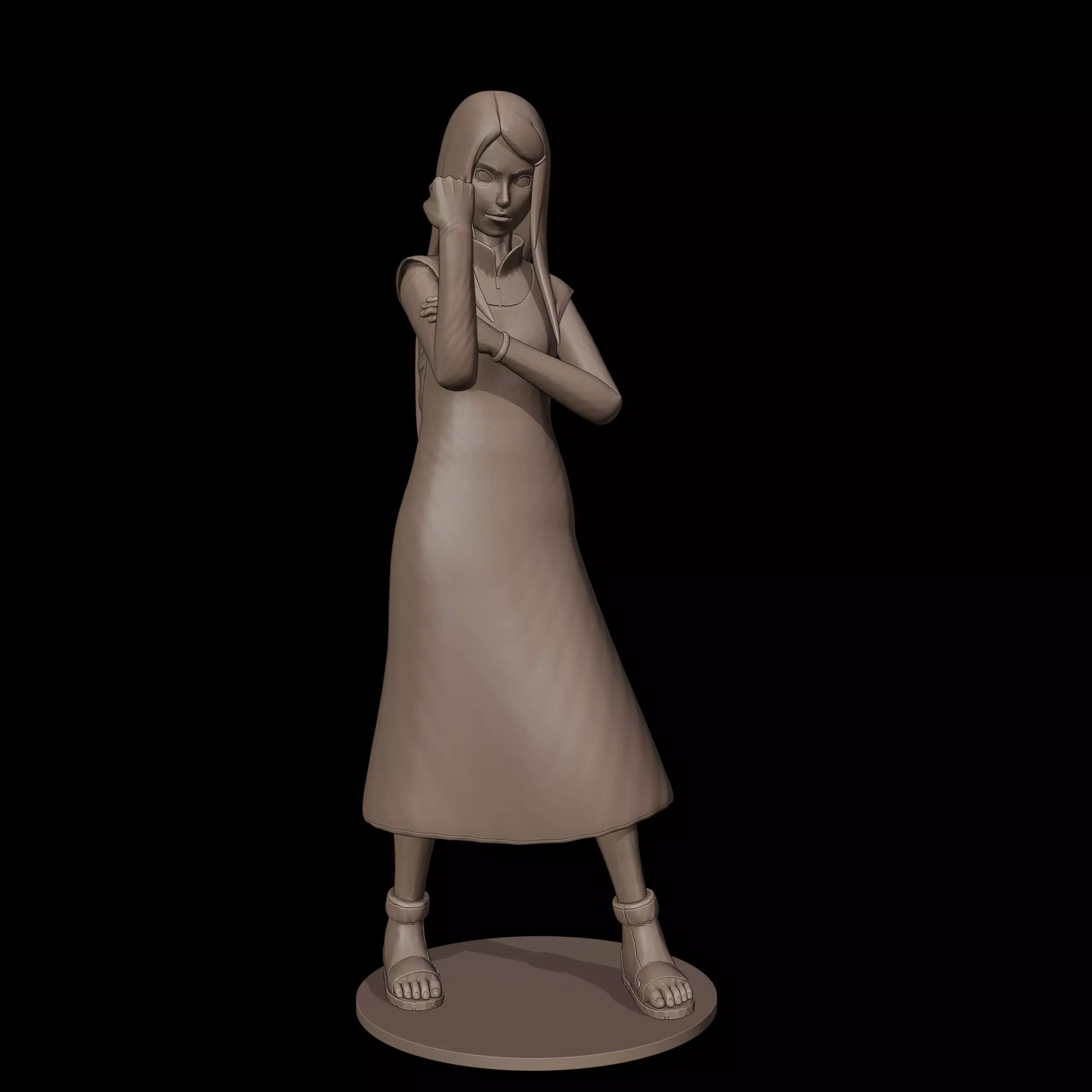 Kushina Uzumaki from Naruto 3D print model_1