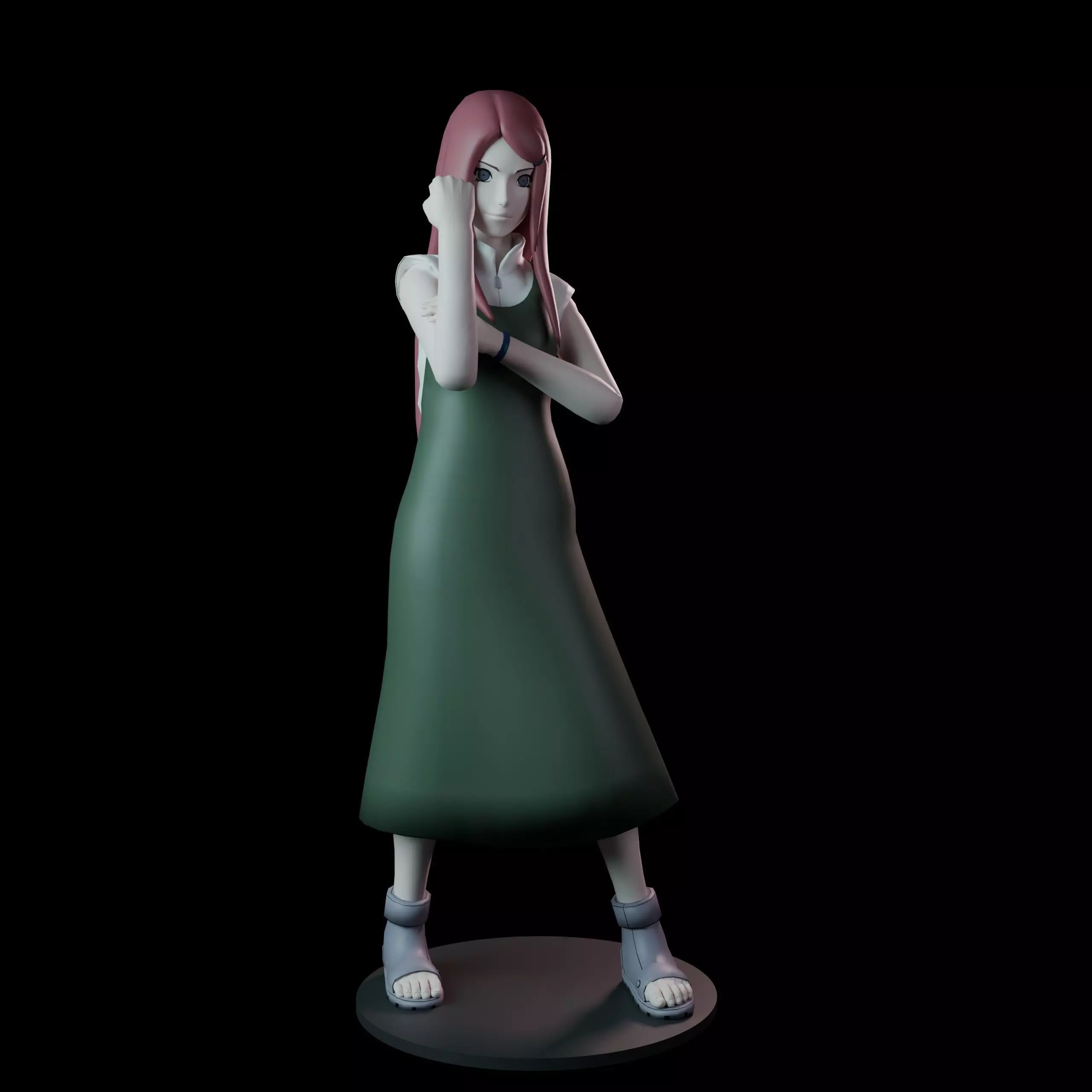 Kushina Uzumaki from Naruto 3D print model_0