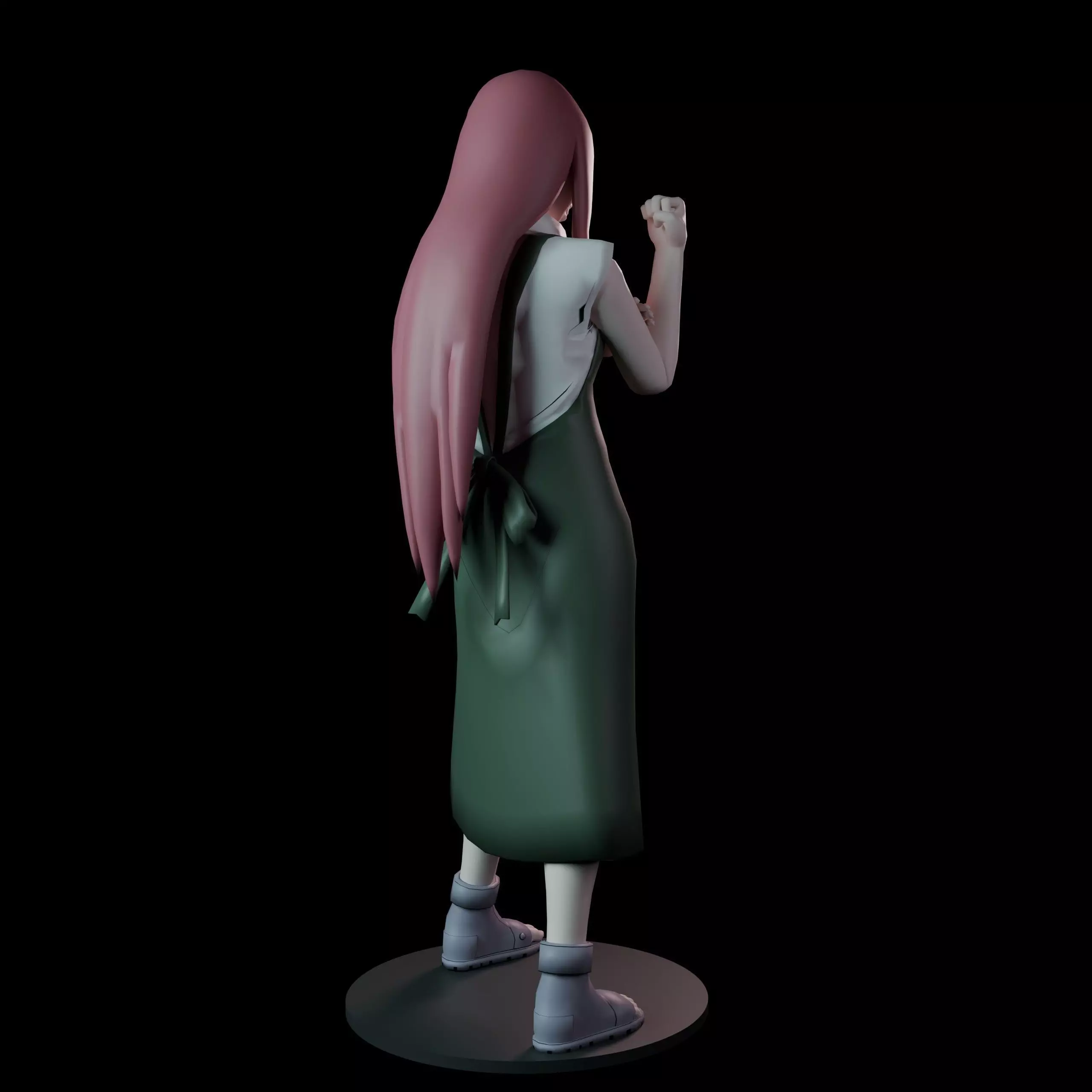 Kushina Uzumaki from Naruto 3D print model_8