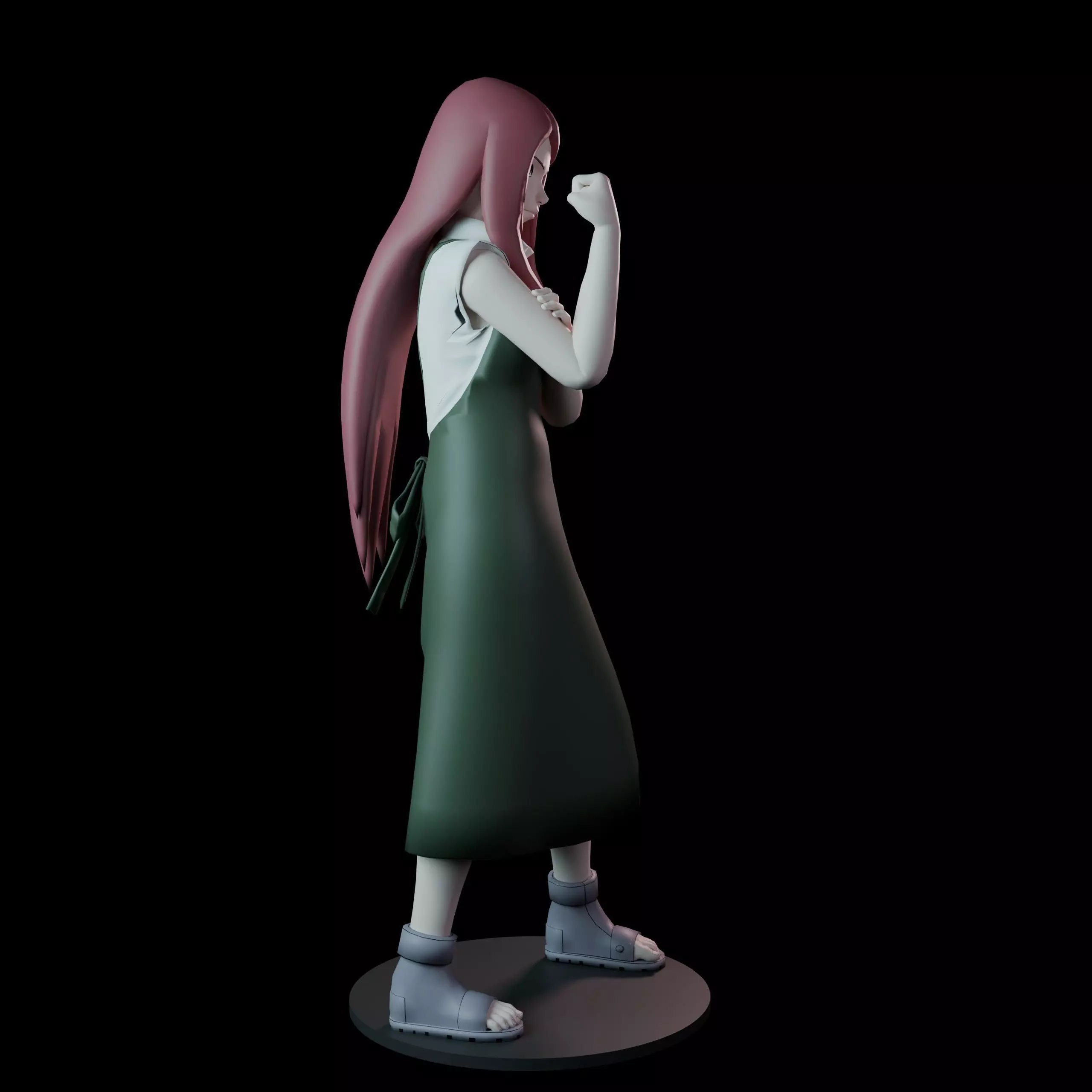 Kushina Uzumaki from Naruto 3D print model_10