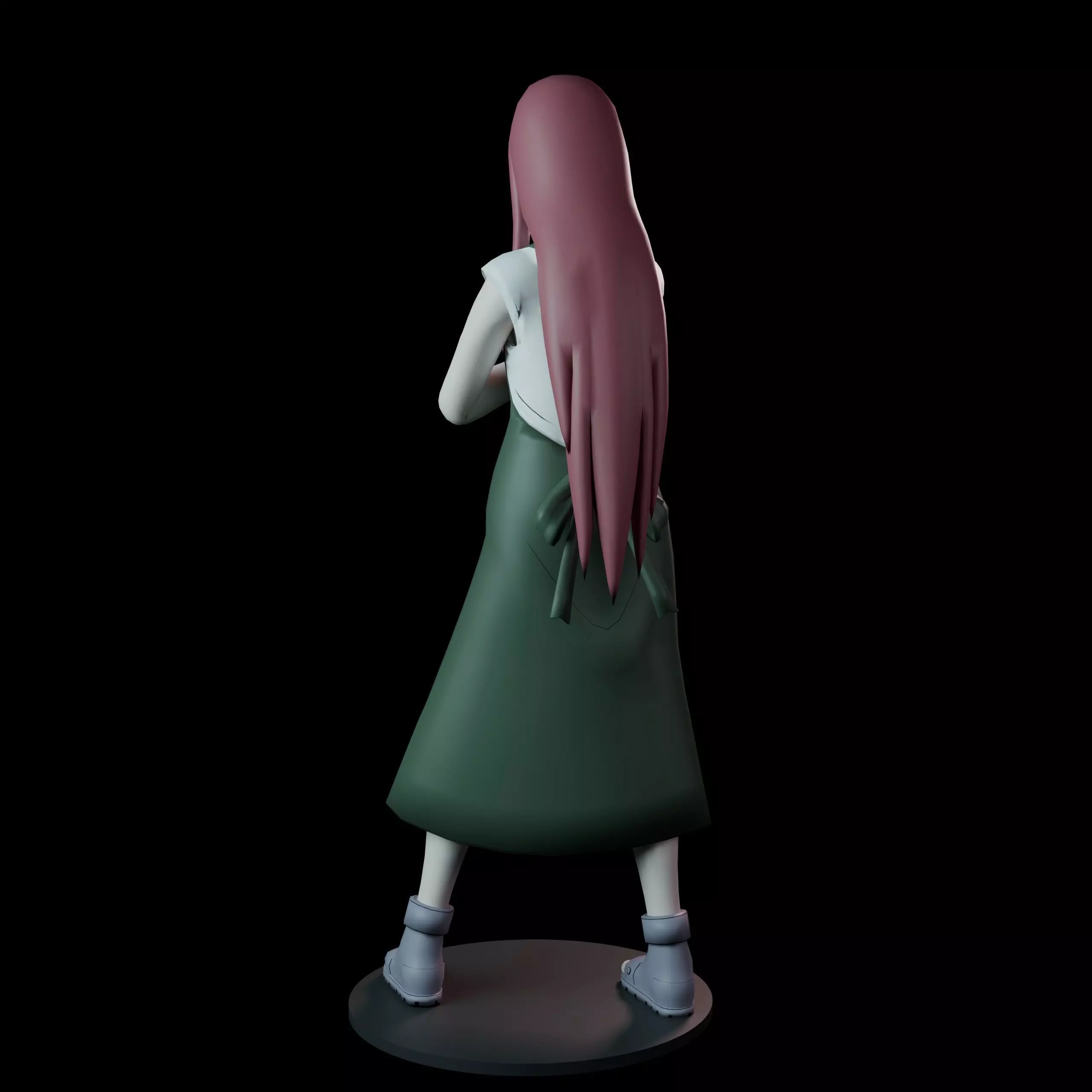 Kushina Uzumaki from Naruto 3D print model_6