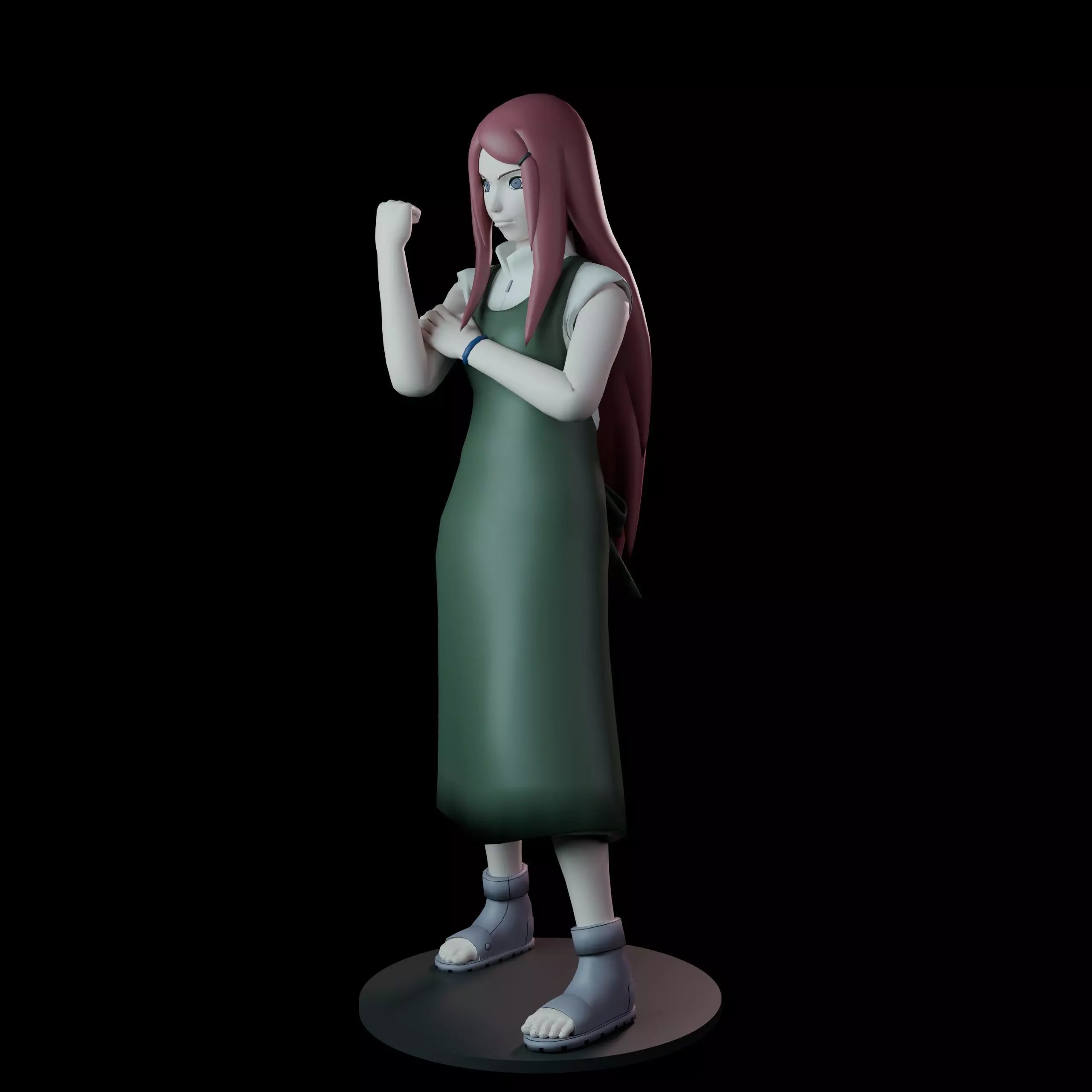 Kushina Uzumaki from Naruto 3D print model_2