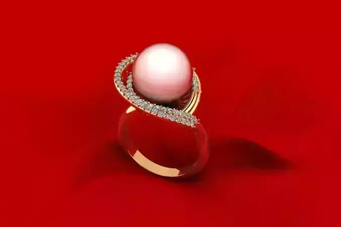 C3D237R pearl ring