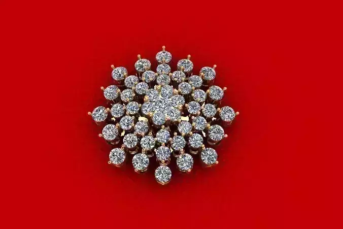 Fire Earring Diamond