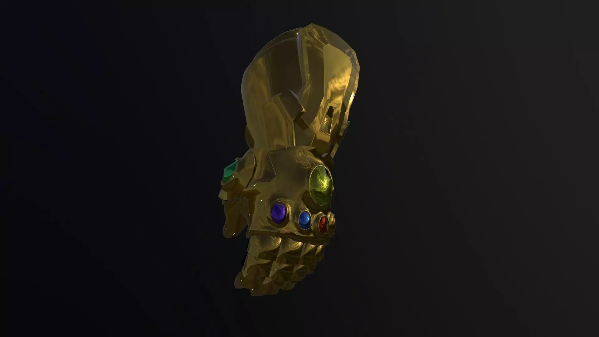 Thanos Grove Low Poly Low-poly 3D model_0