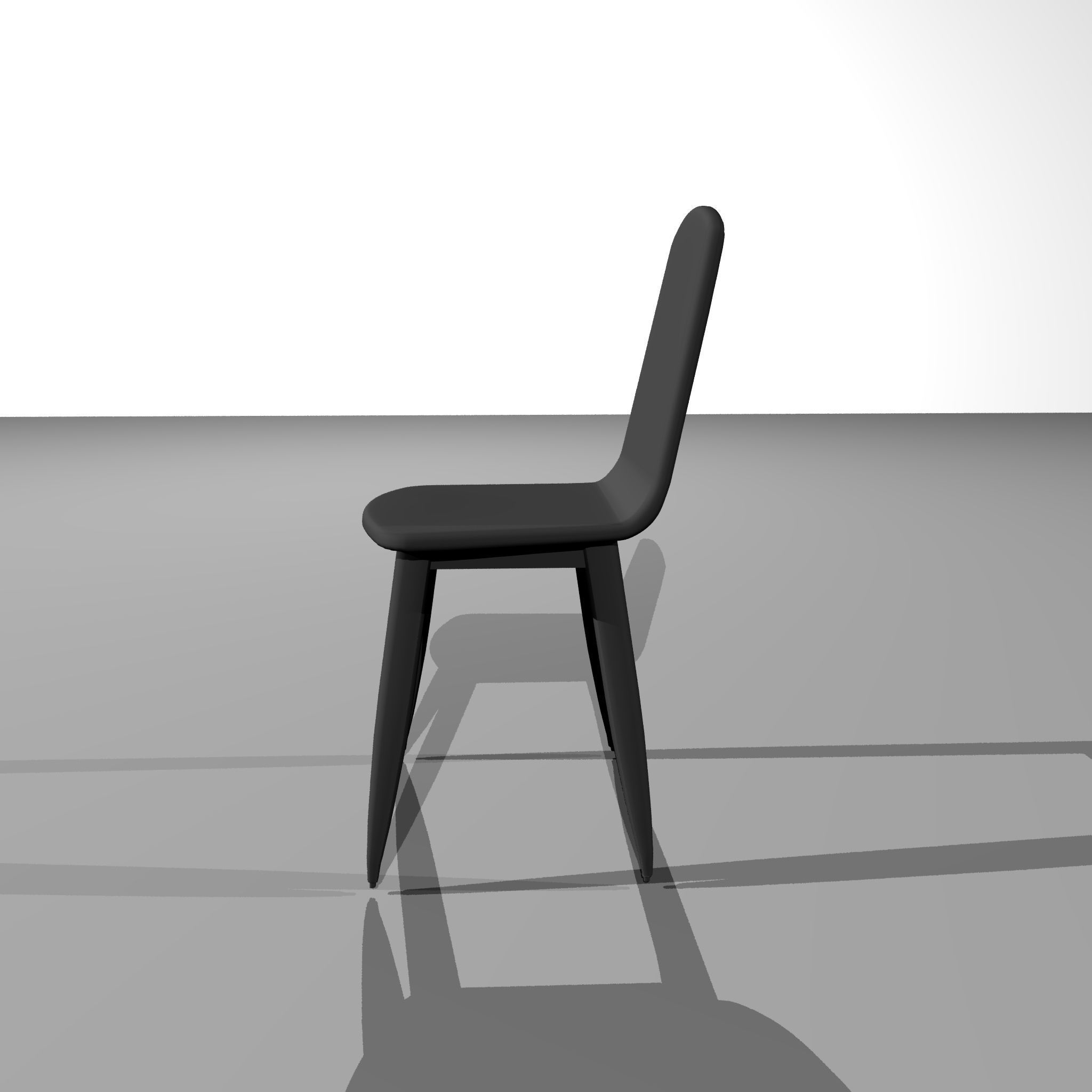Smooth Chair Free 3D model_1