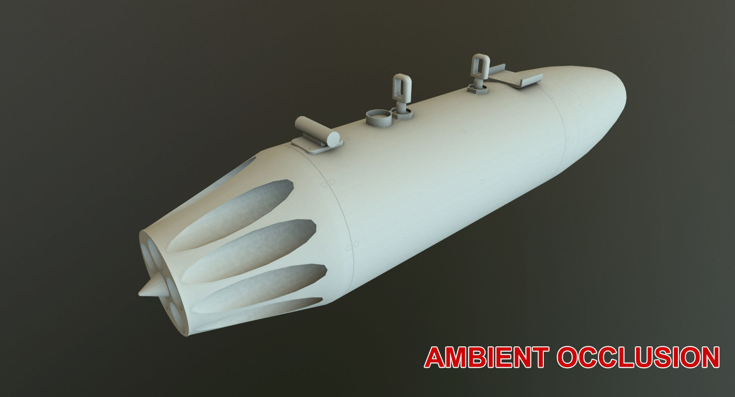 Rocket Launcher UB-16-57 Low-poly 3D model_23