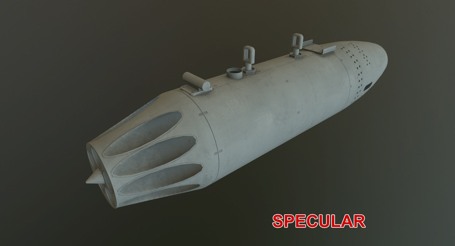 Rocket Launcher UB-16-57 Low-poly 3D model_18