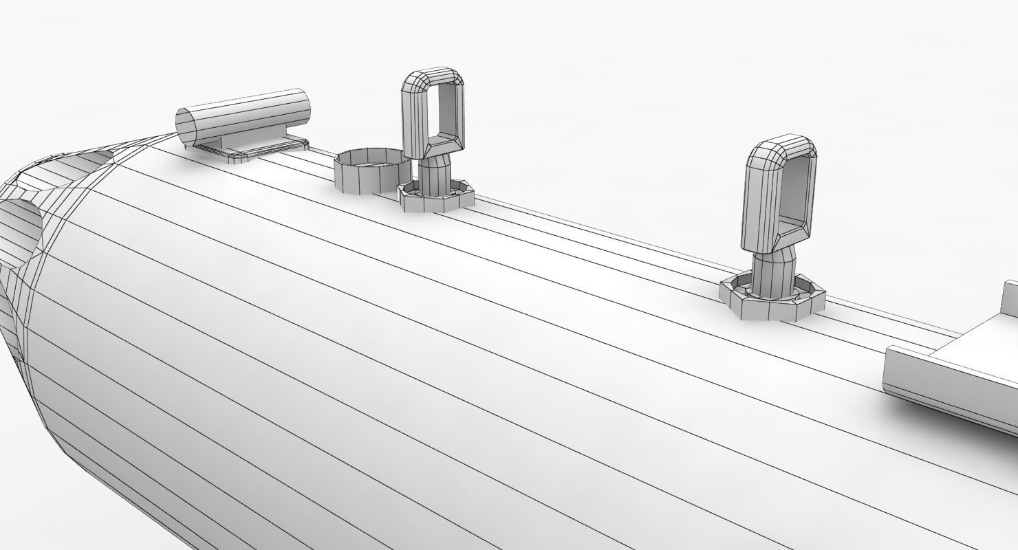 Rocket Launcher UB-16-57 Low-poly 3D model_16