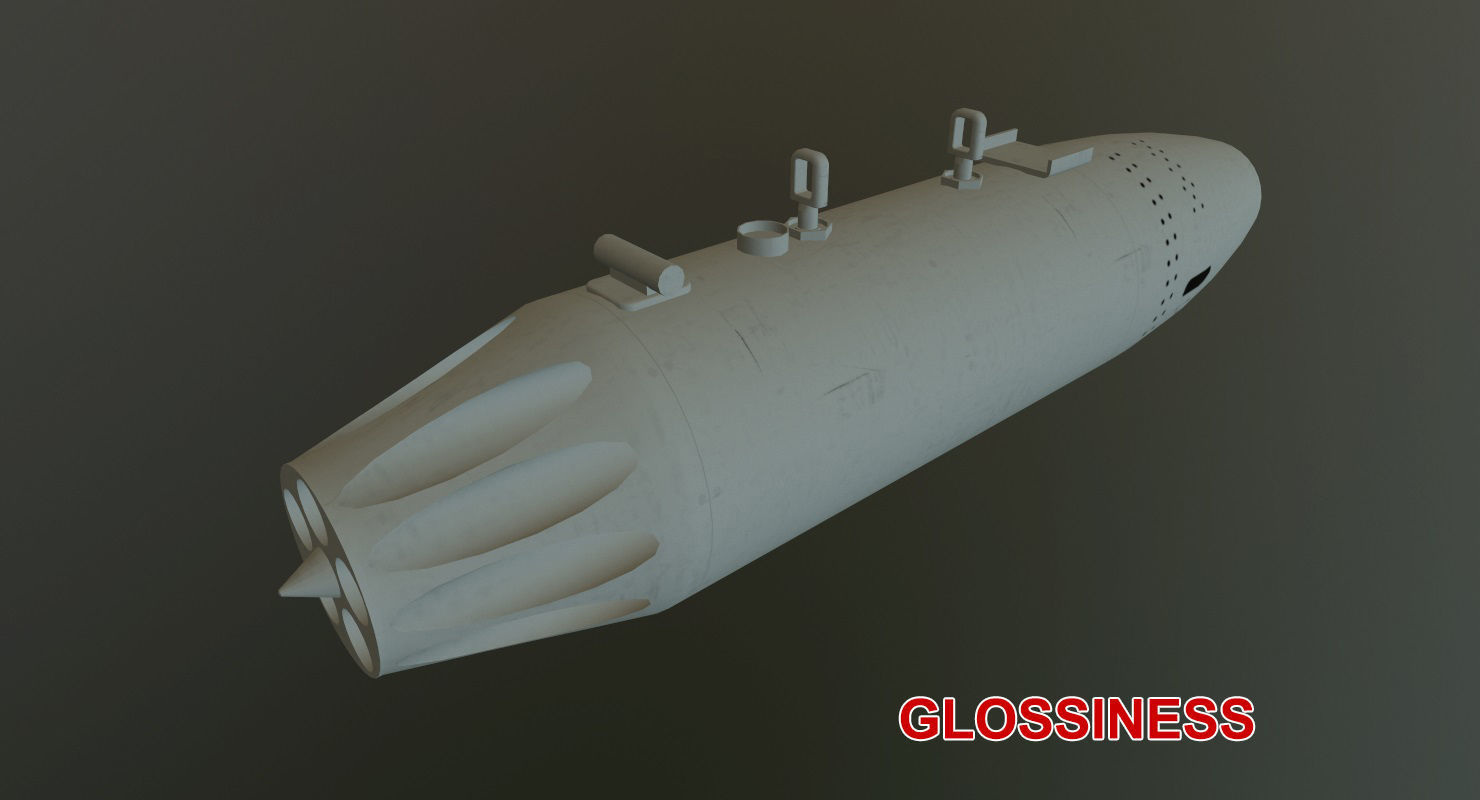 Rocket Launcher UB-16-57 Low-poly 3D model_19