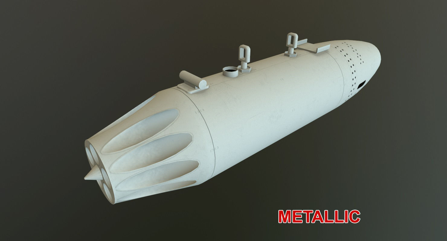 Rocket Launcher UB-16-57 Low-poly 3D model_22