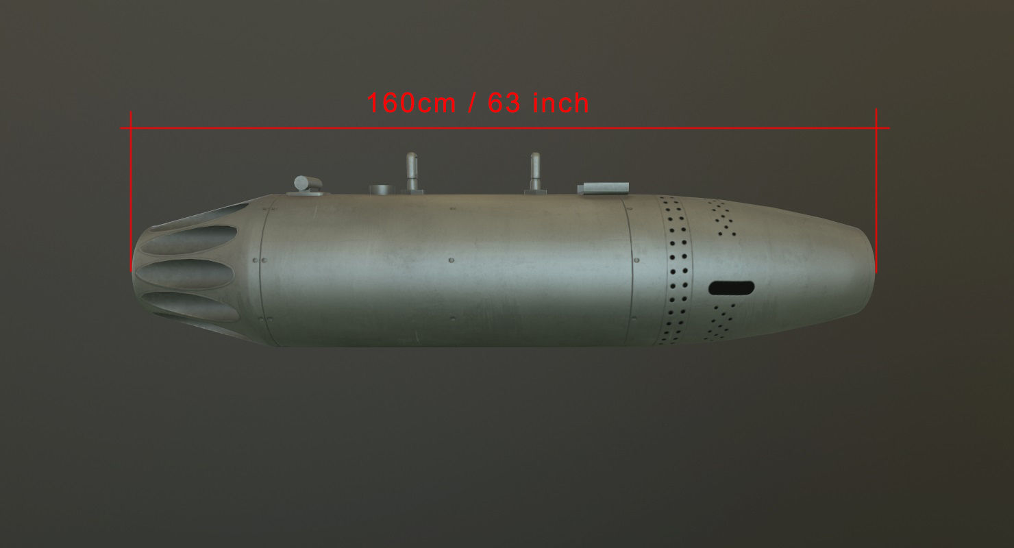 Rocket Launcher UB-16-57 Low-poly 3D model_9