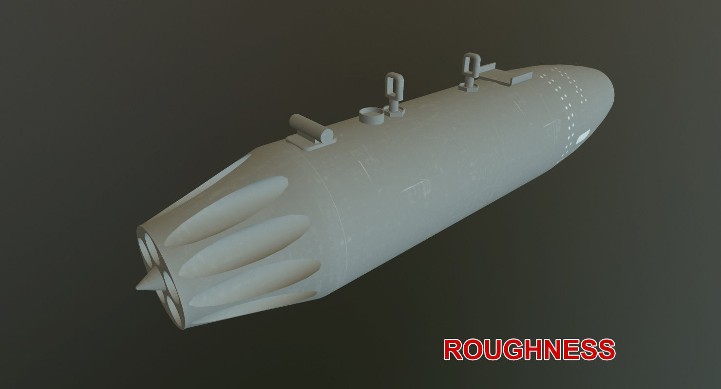 Rocket Launcher UB-16-57 Low-poly 3D model_21
