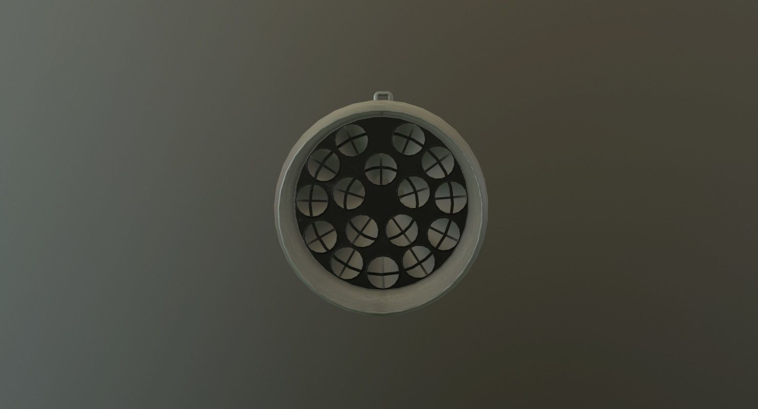 Rocket Launcher UB-16-57 Low-poly 3D model_6