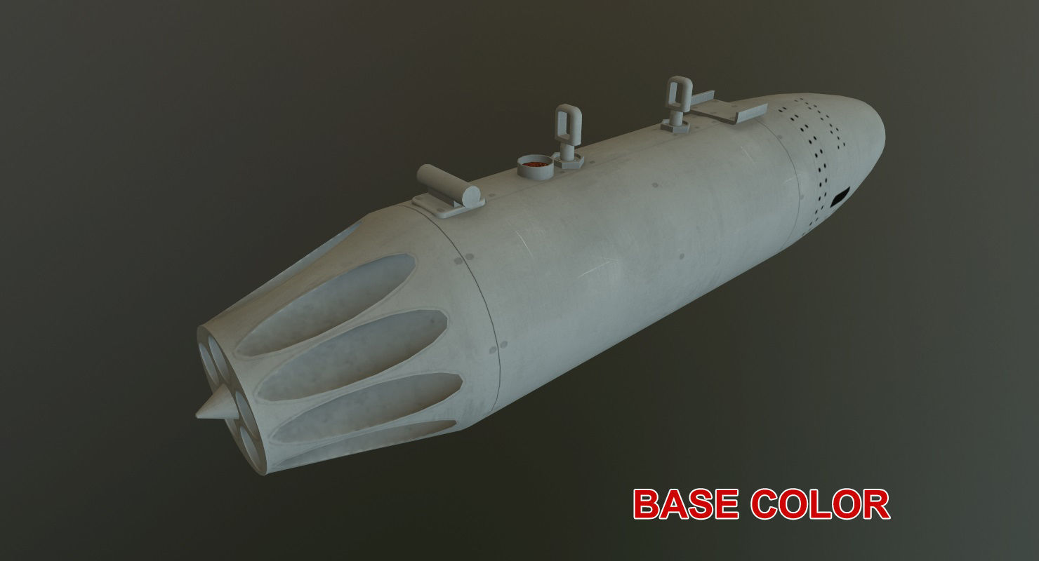 Rocket Launcher UB-16-57 Low-poly 3D model_20