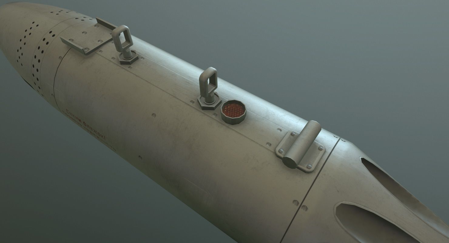 Rocket Launcher UB-16-57 Low-poly 3D model_5