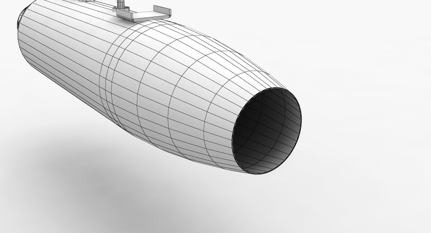 Rocket Launcher UB-16-57 Low-poly 3D model_15