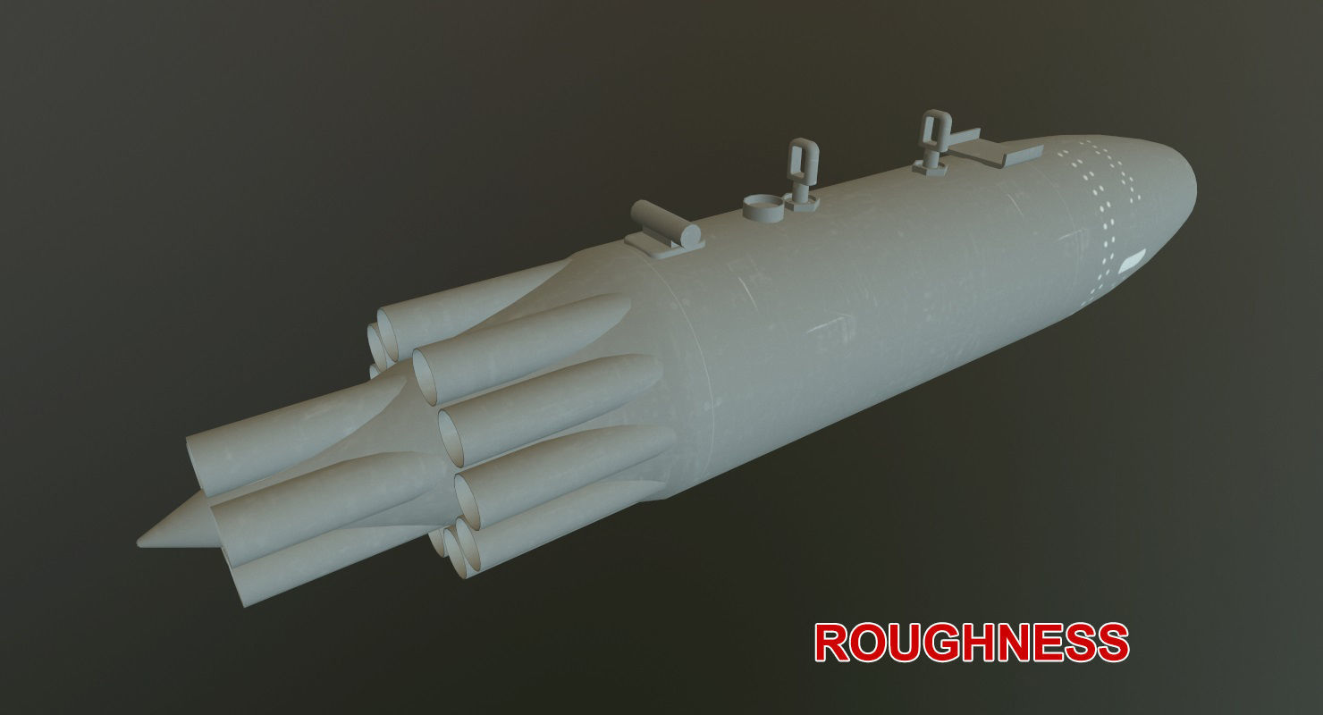 Rocket Launcher UB-16-57KV Low-poly 3D model_22