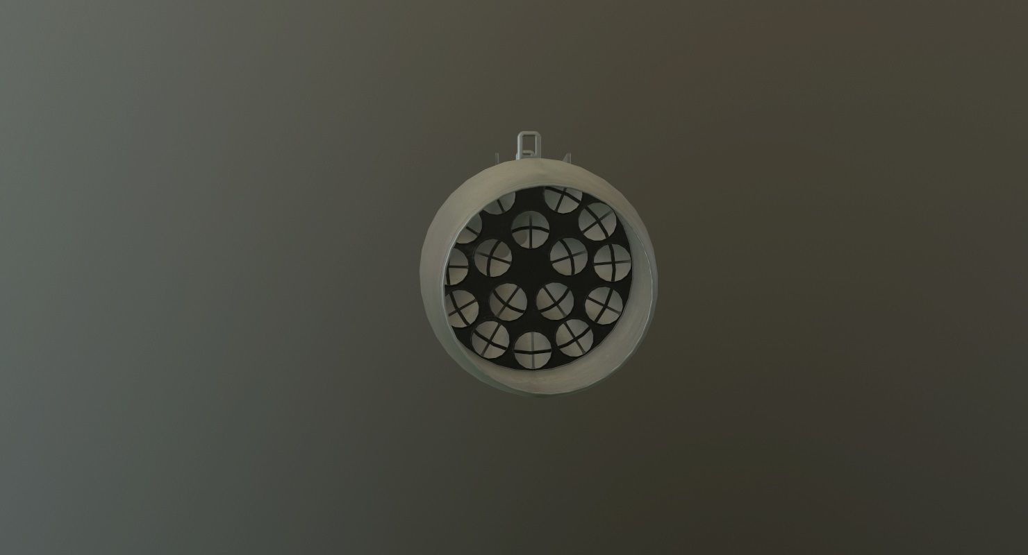 Rocket Launcher UB-16-57KV Low-poly 3D model_7