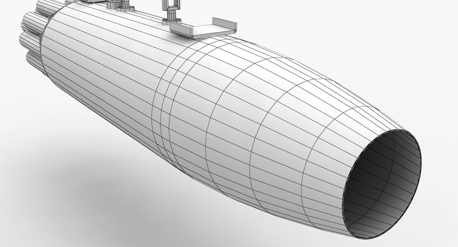 Rocket Launcher UB-16-57KV Low-poly 3D model_13