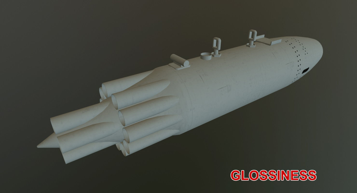 Rocket Launcher UB-16-57KV Low-poly 3D model_18