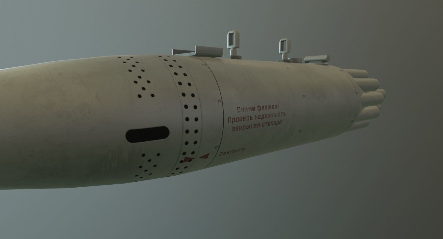 Rocket Launcher UB-16-57KV Low-poly 3D model_6