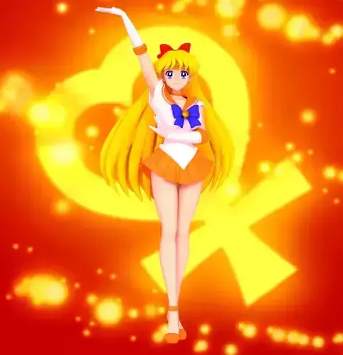 Sailor Venus 3D model