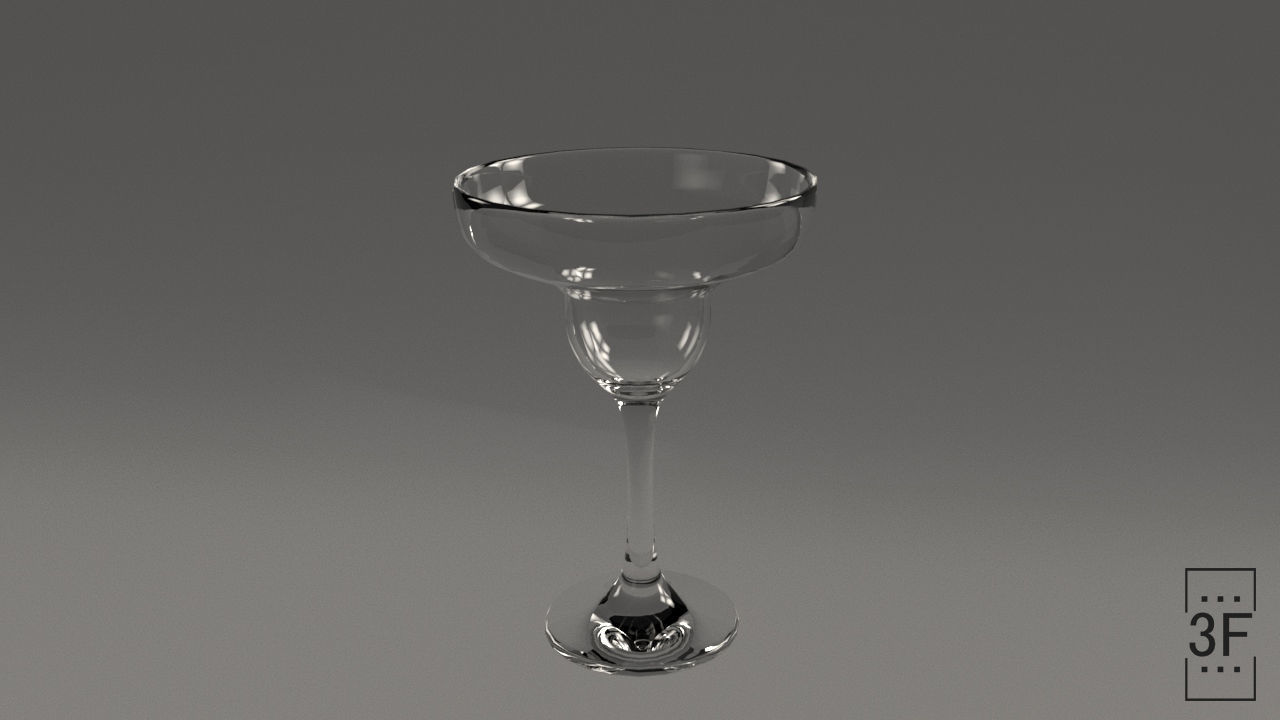Glass Cup 3D model_9