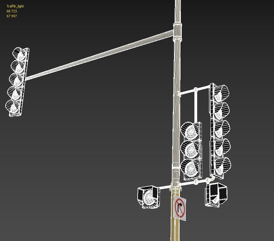 Traffic Lights 3D model_4
