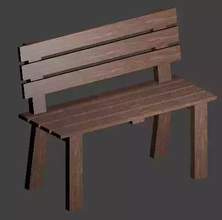 Bench wooden