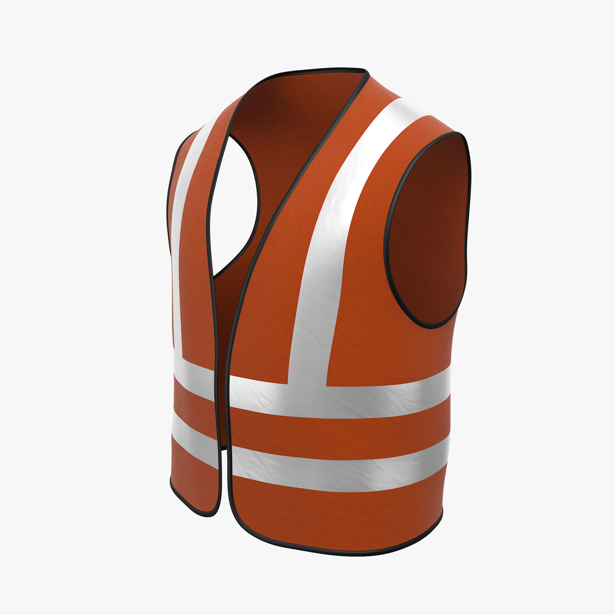 Work Vest 3D model_3