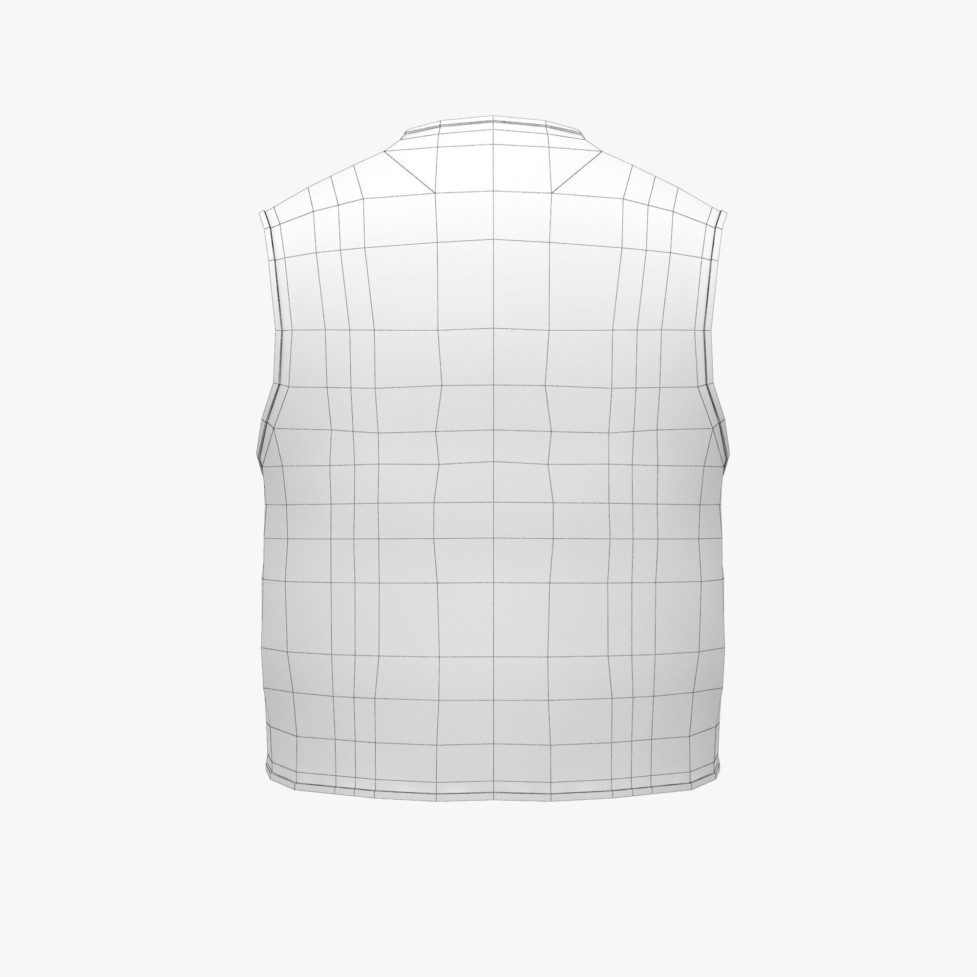 Work Vest 3D model_8