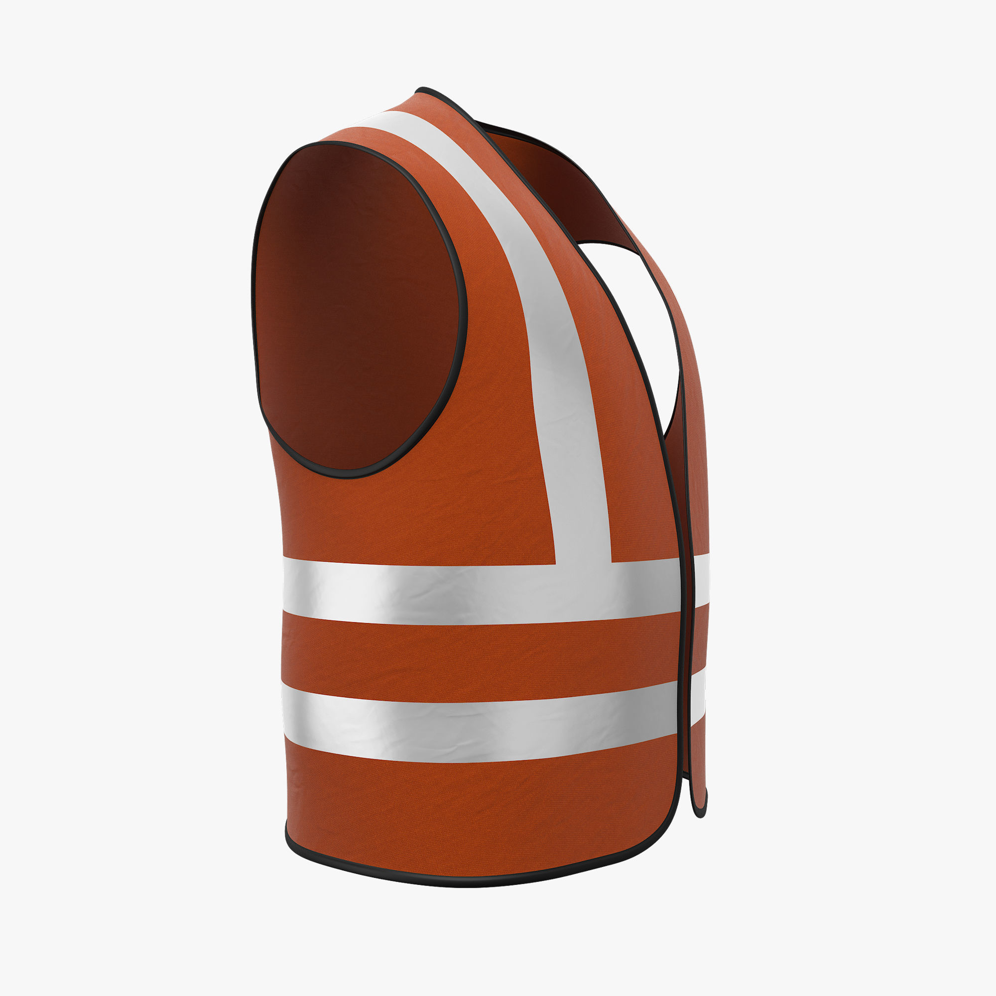 Work Vest 3D model_2