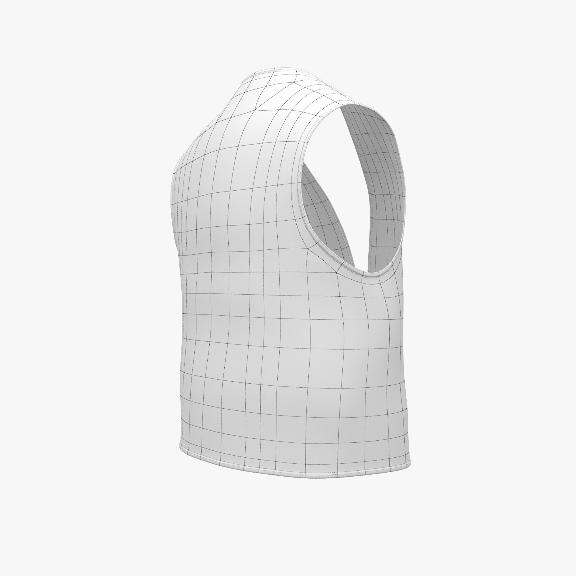 Work Vest 3D model_10