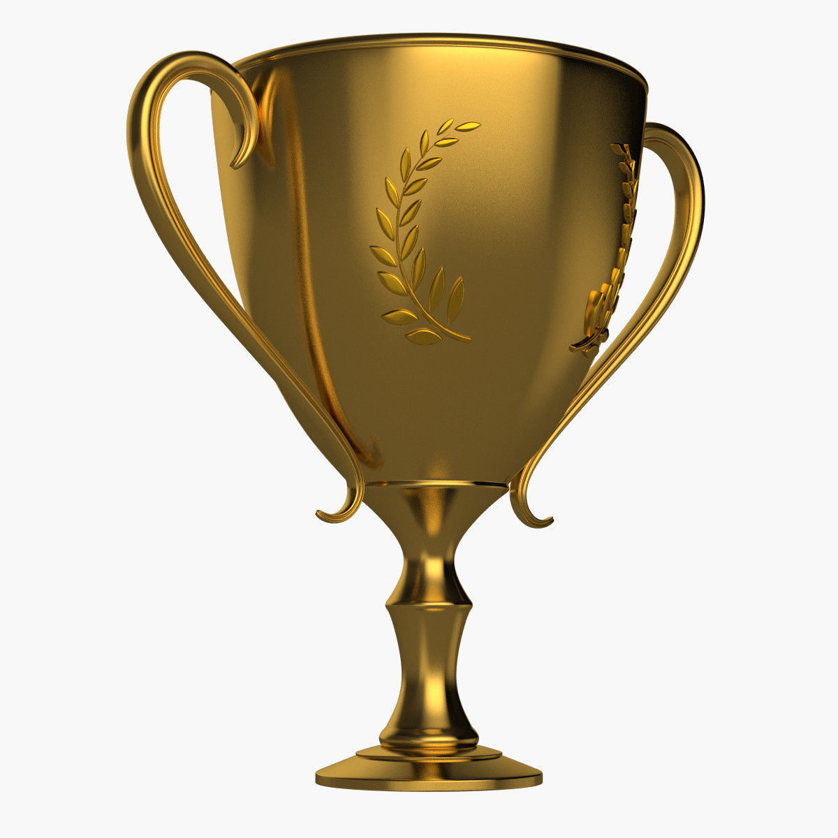 Trophy Cup Low-poly 3D model_1