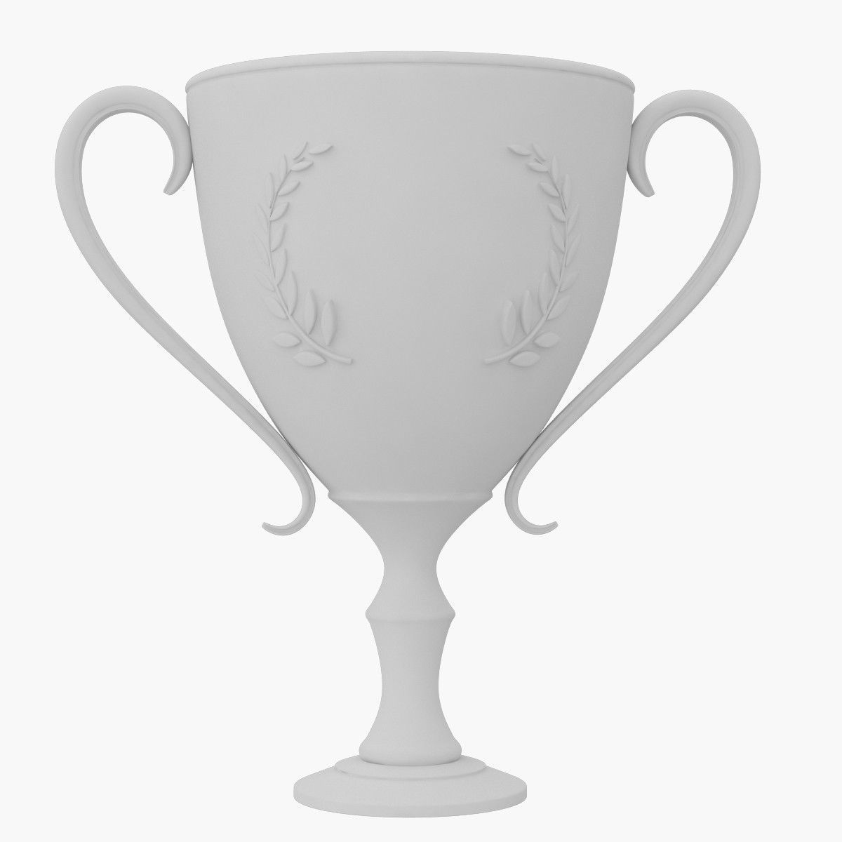 Trophy Cup Low-poly 3D model_3