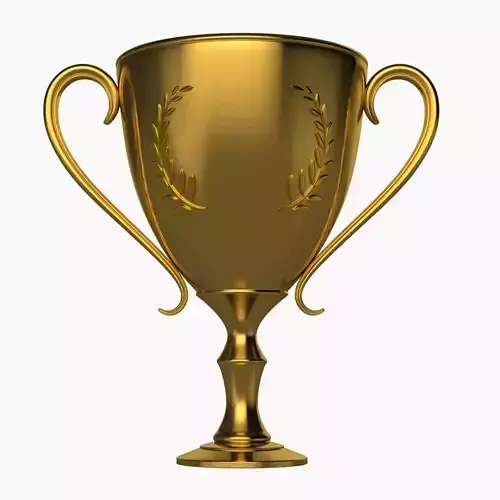 Trophy Cup Low-poly 3D model