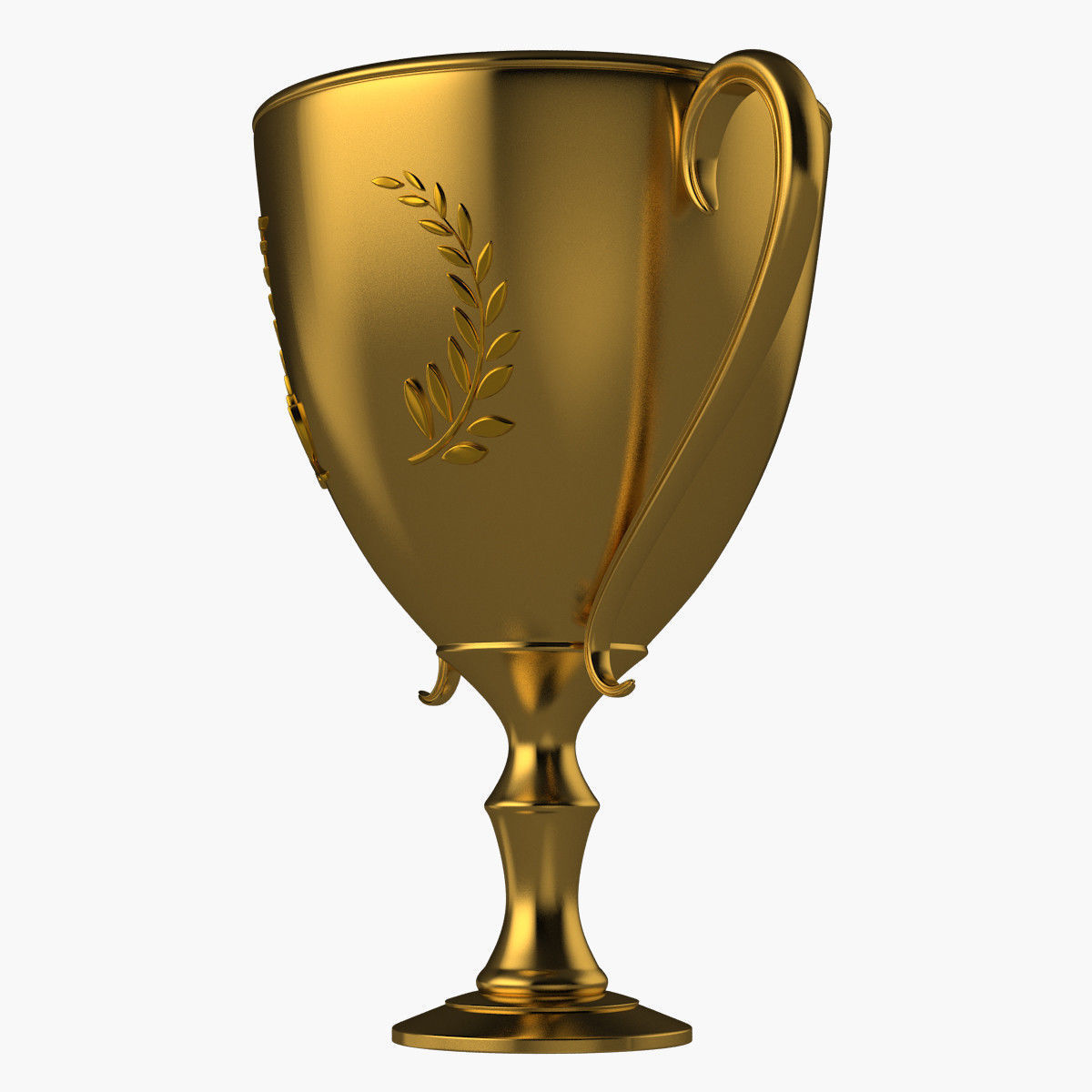 Trophy Cup Low-poly 3D model_2