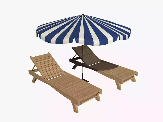 Sunbed Umbrella