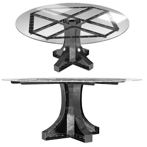 Liberty Dining and Bar Height in the industrial style 3D model