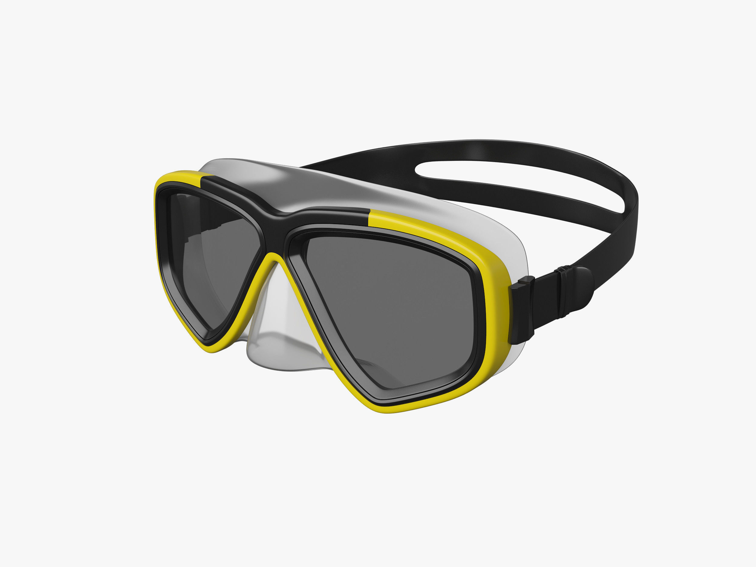 Scuba Mask 3D model_3