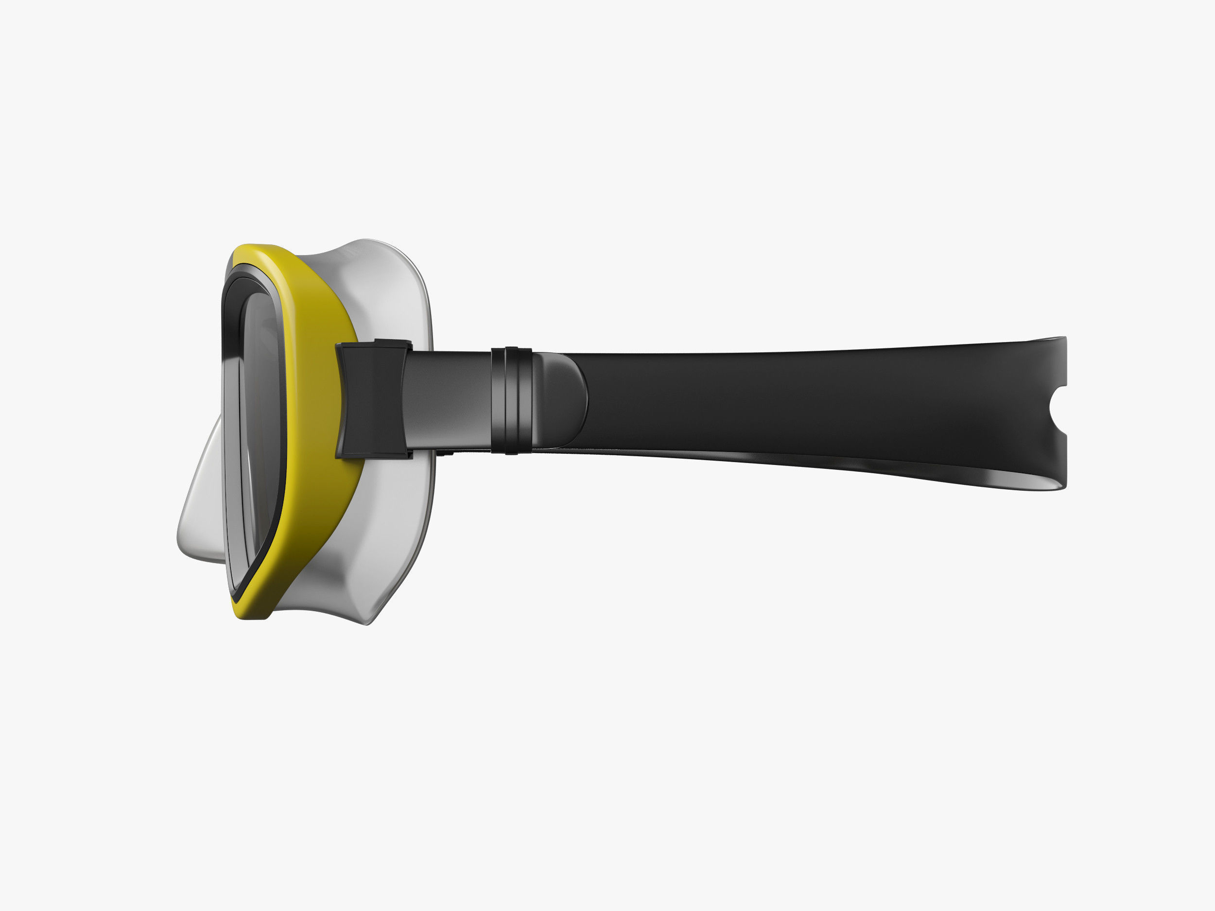 Scuba Mask 3D model_2